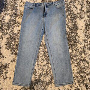 Parasuco Jeans Women’s Mid-Rise Straight Leg Jeans | Size 16 | Medium Wash